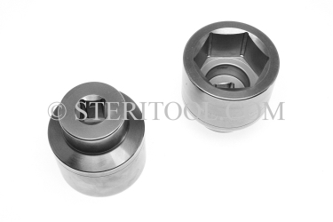 #12411 - 24mm X 3/4 DR Stainless Steel Standard Socket. 3/4dr, 3/4-dr, 3/4 dr, socket, stainless steel